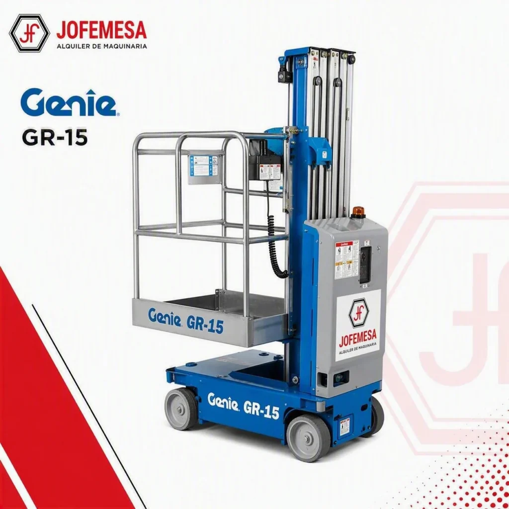 Genie GR-15 de la flota de JOFEMESA