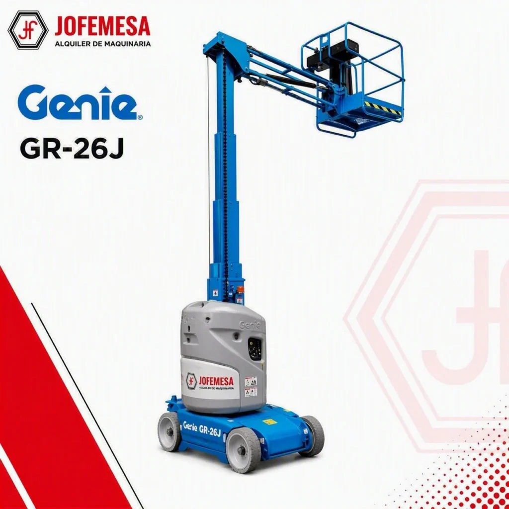 Genie GR-26J de la flota de JOFEMESA