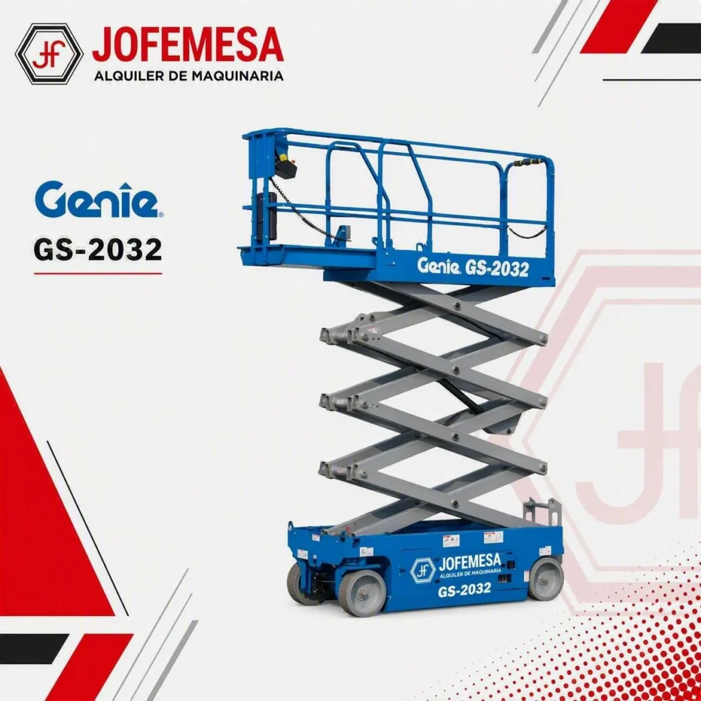 Genie GS-2032 de la flota de JOFEMESA