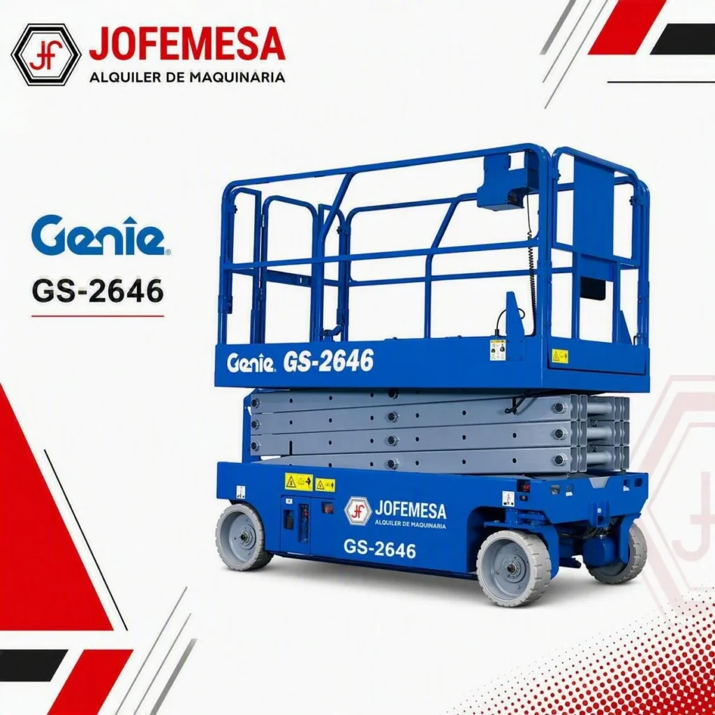 Genie GS-2646 de la flota de JOFEMESA