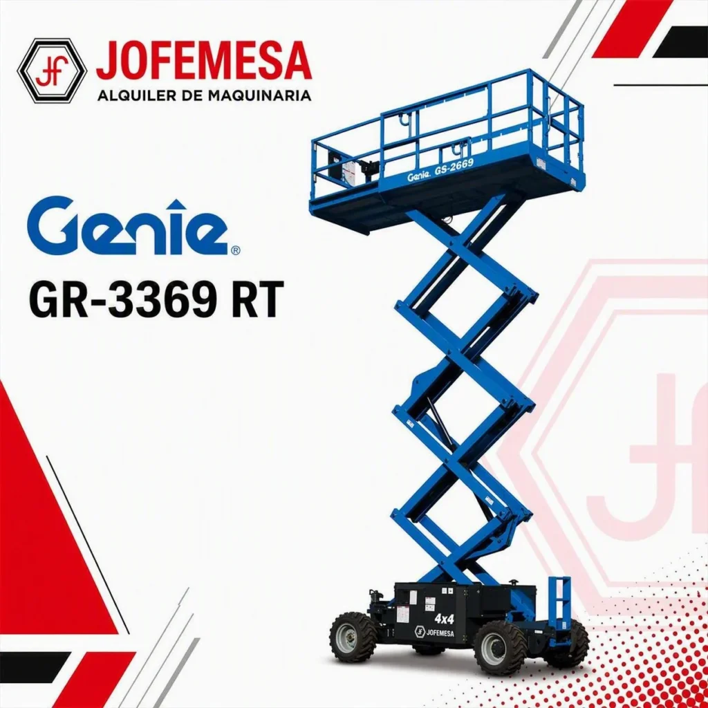 Genie GS-3369 RT de la flota de JOFEMESA