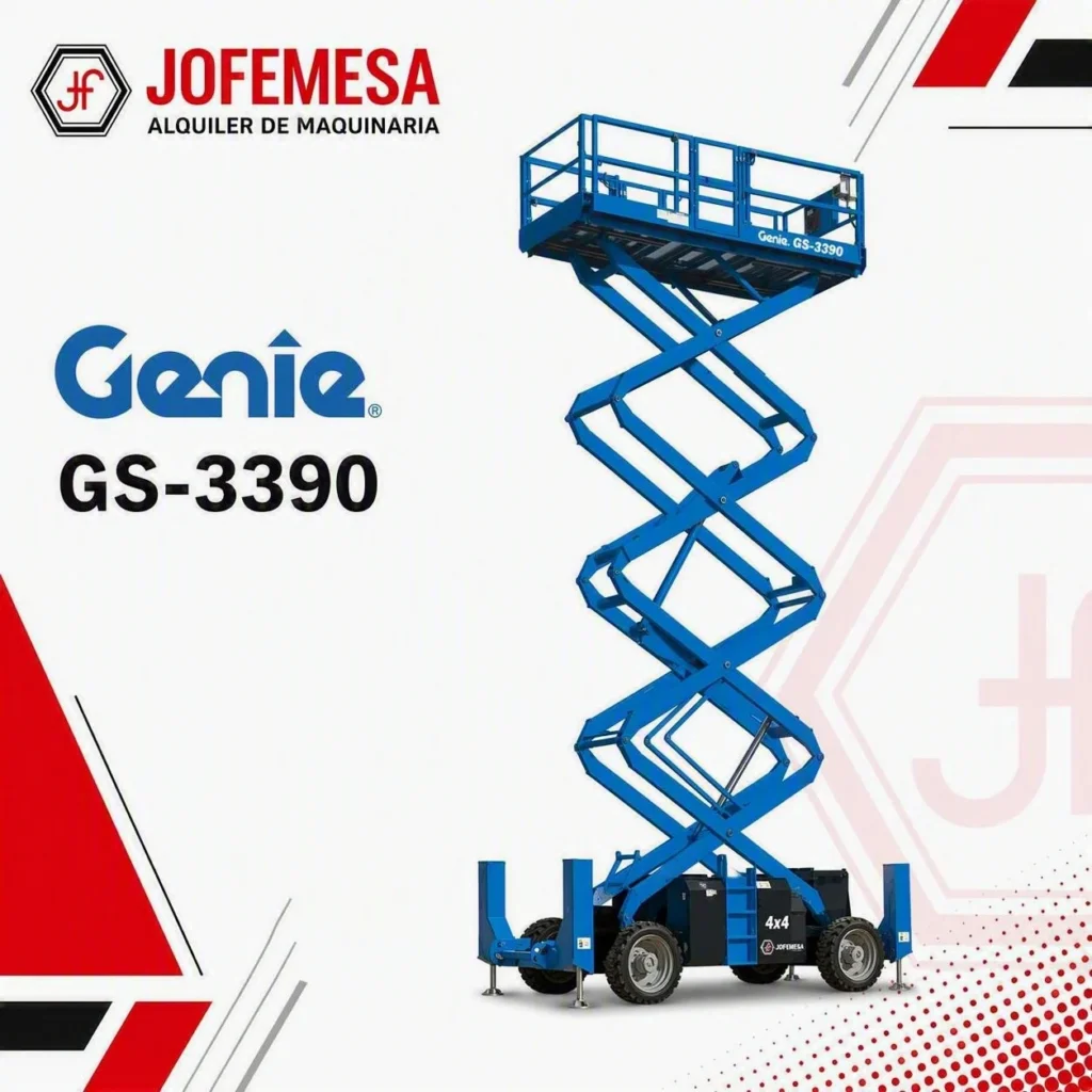 Genie GS-3390 de la flota de JOFEMESA