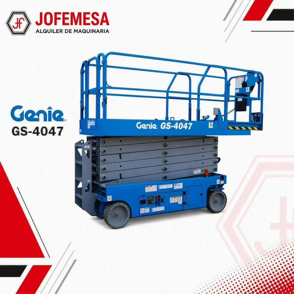 Genie GS-4047 de la flota de JOFEMESA