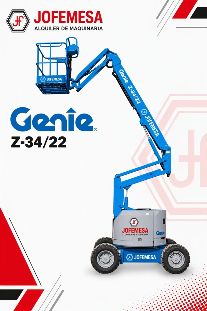 Genie Z-34/22 RT de la flota de JOFEMESA