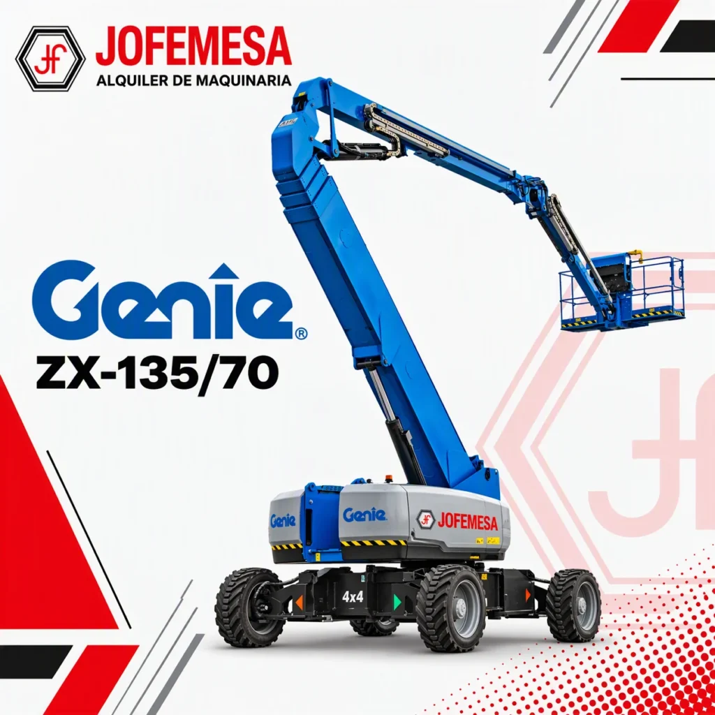 Genie ZX-135/70 de la flota de JOFEMESA