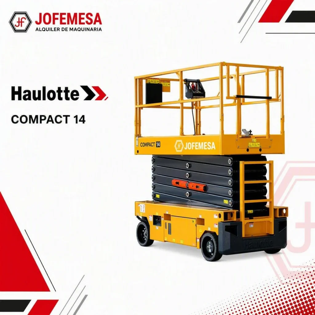 Haulotte COMPACT 14 de la flota de JOFEMESA
