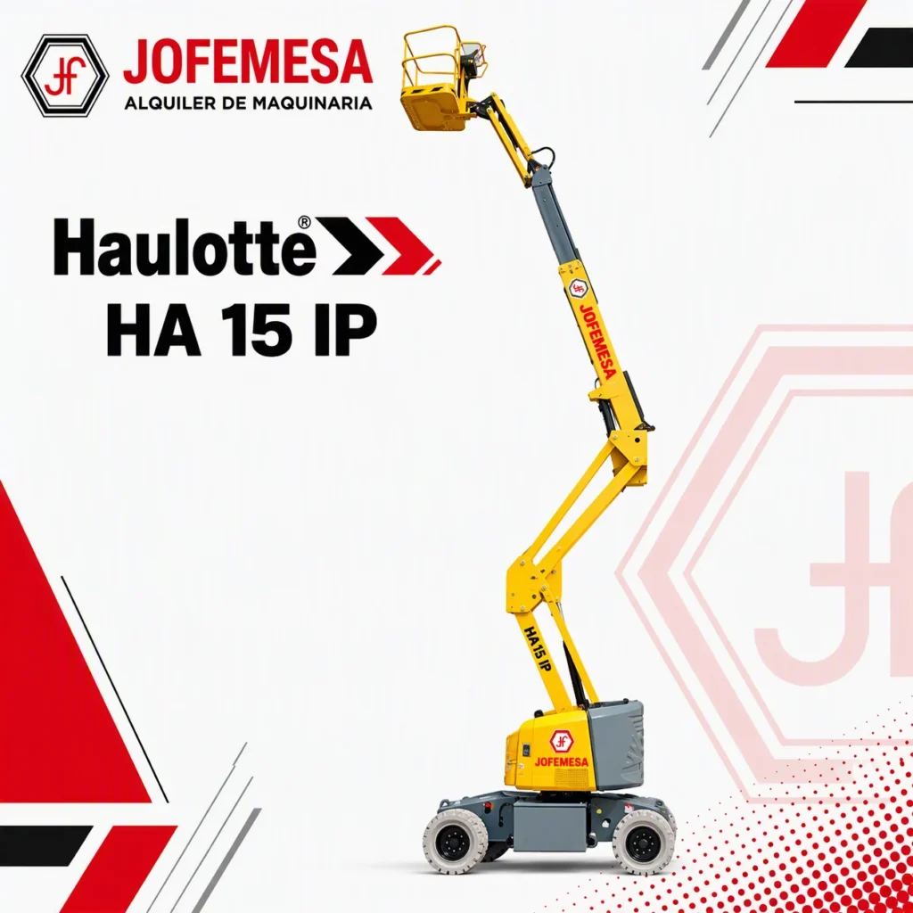 Haulotte HA15 IP de la flota de JOFEMESA