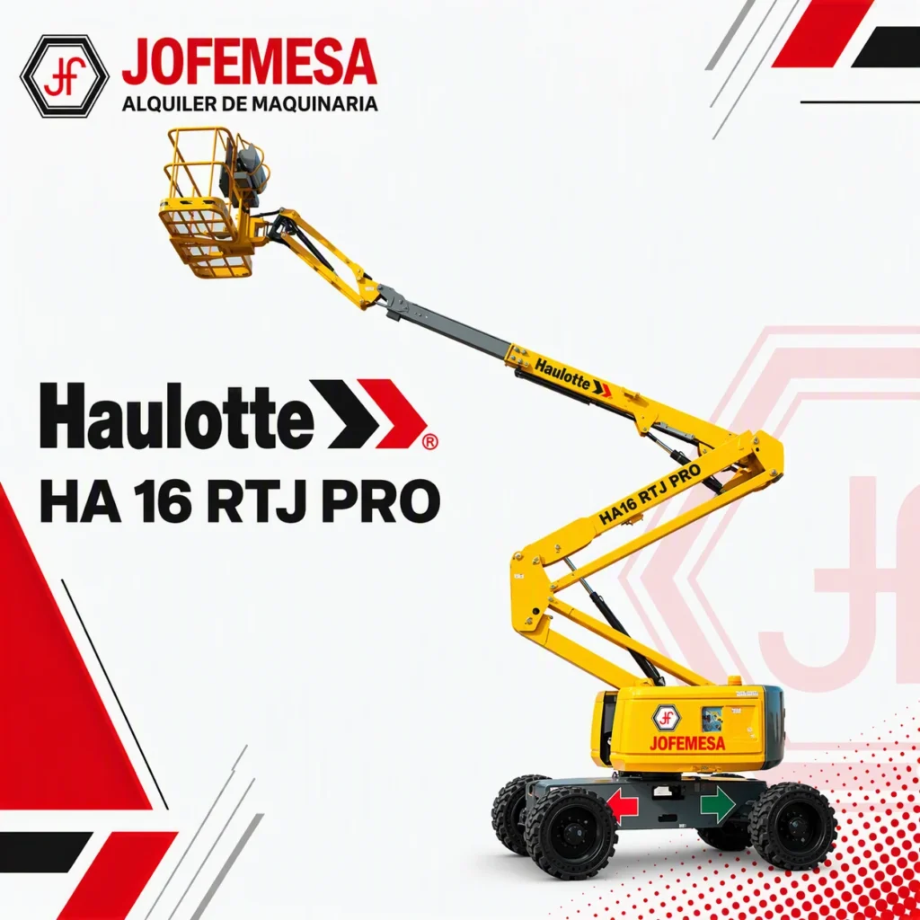 Haulotte HA16 RTJ PRO de la flota de JOFEMESA