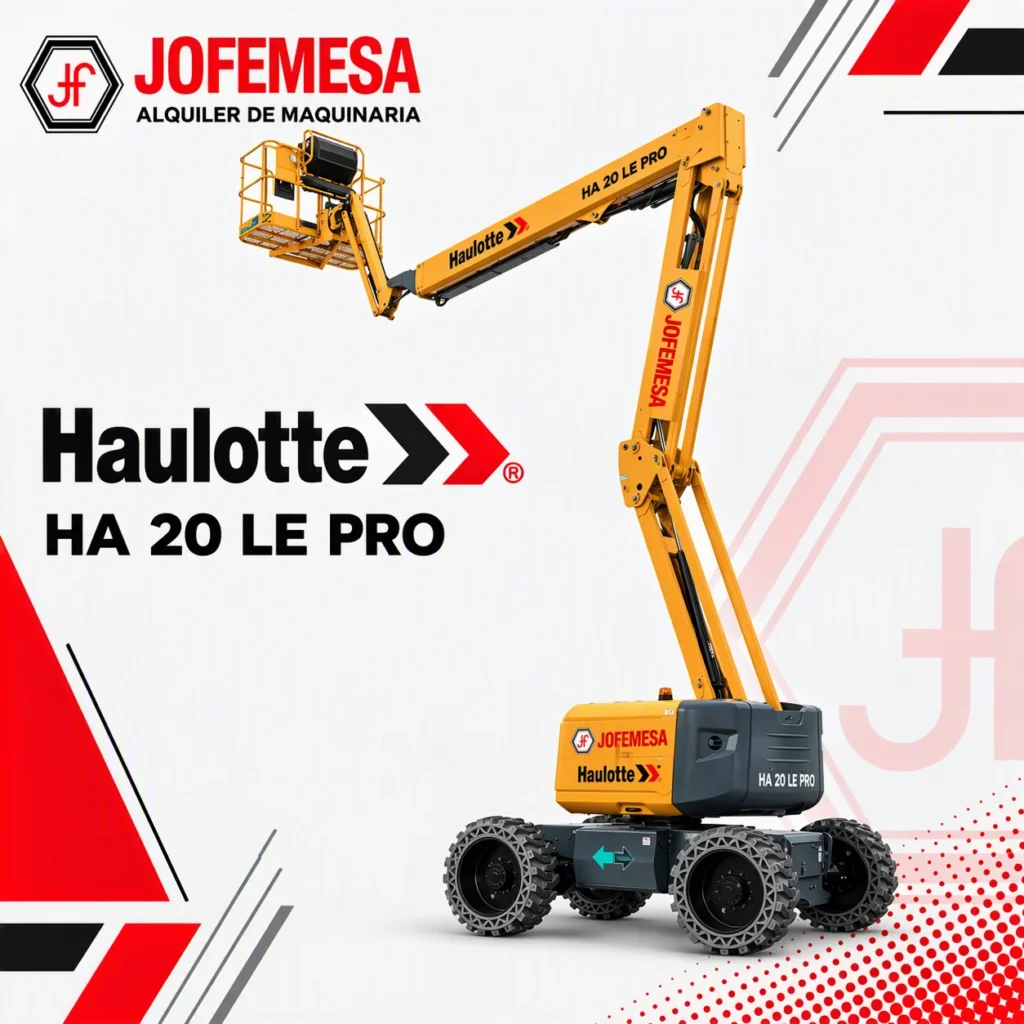 Haulotte HA20 LE PRO de la flota de JOFEMESA