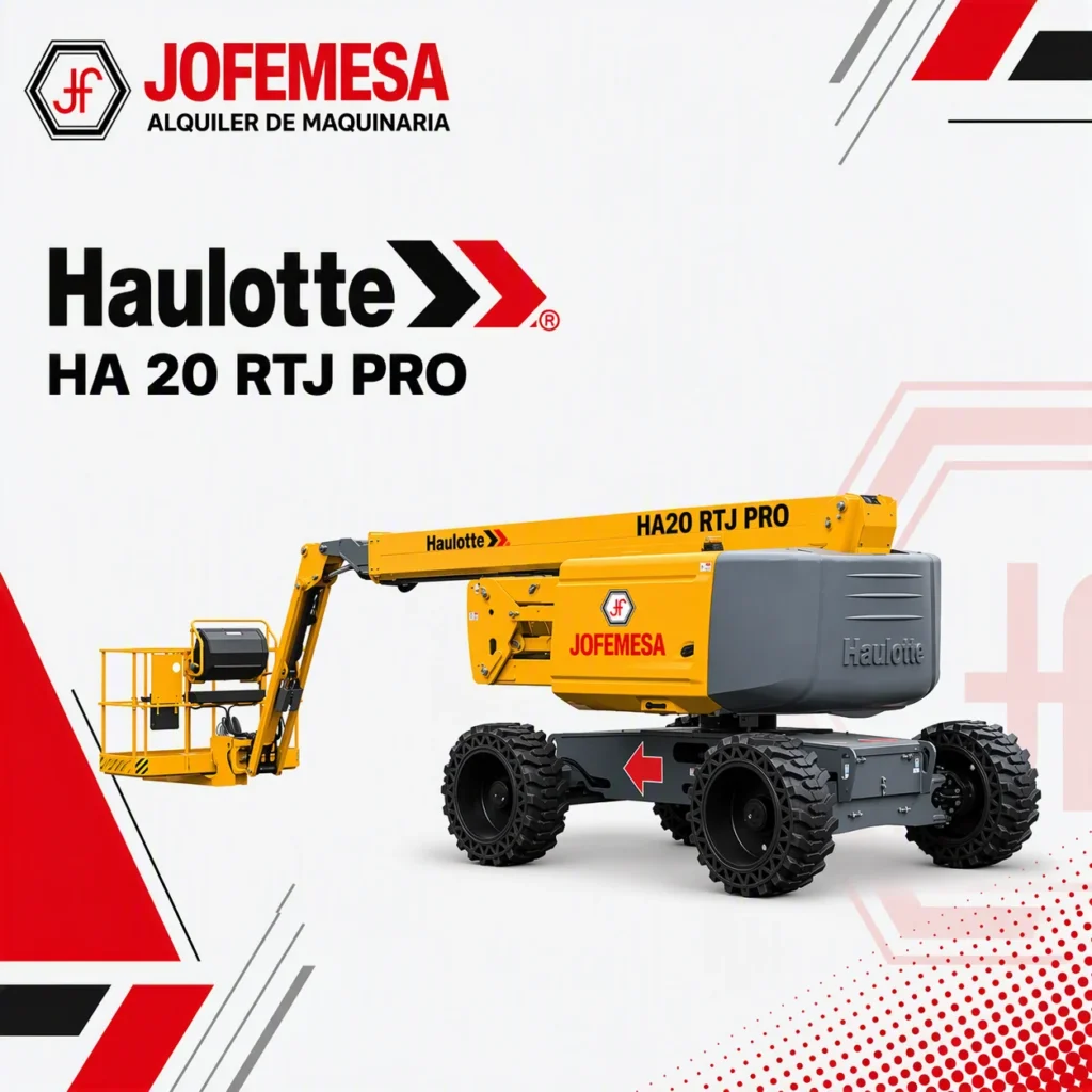 Haulotte HA20 RTJ PRO de la flota de JOFEMESA