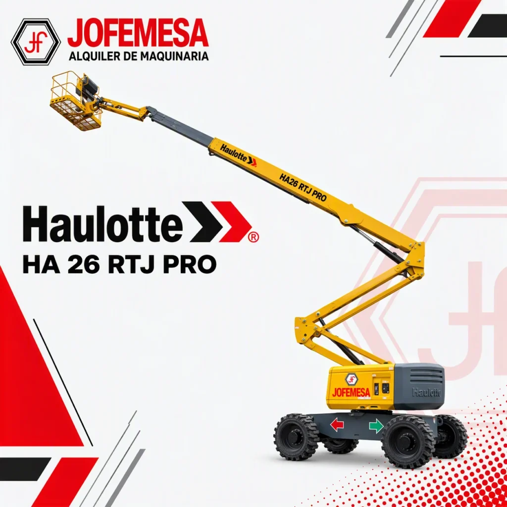 Haulotte HA26 RTJ PRO de la flota de JOFEMESA