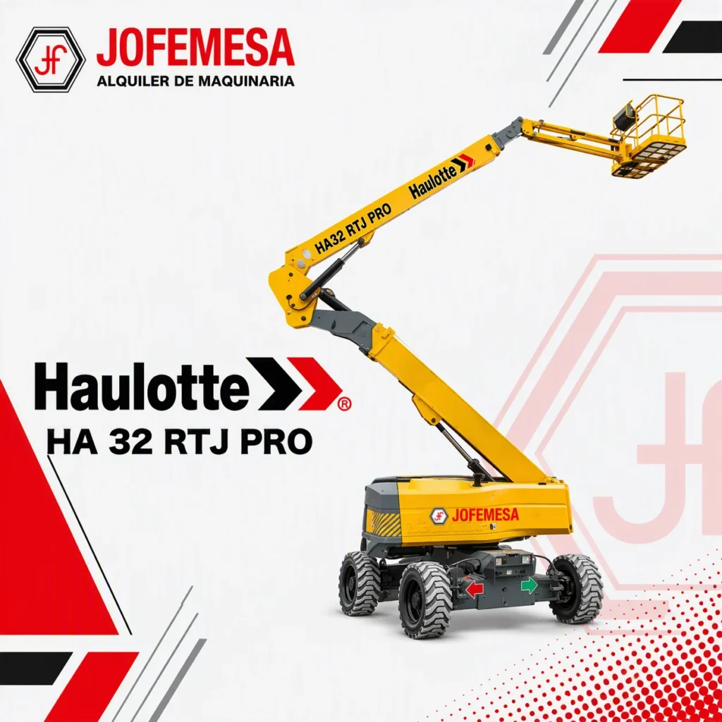 Haulotte HA32 RTJ PRO de la flota de JOFEMESA