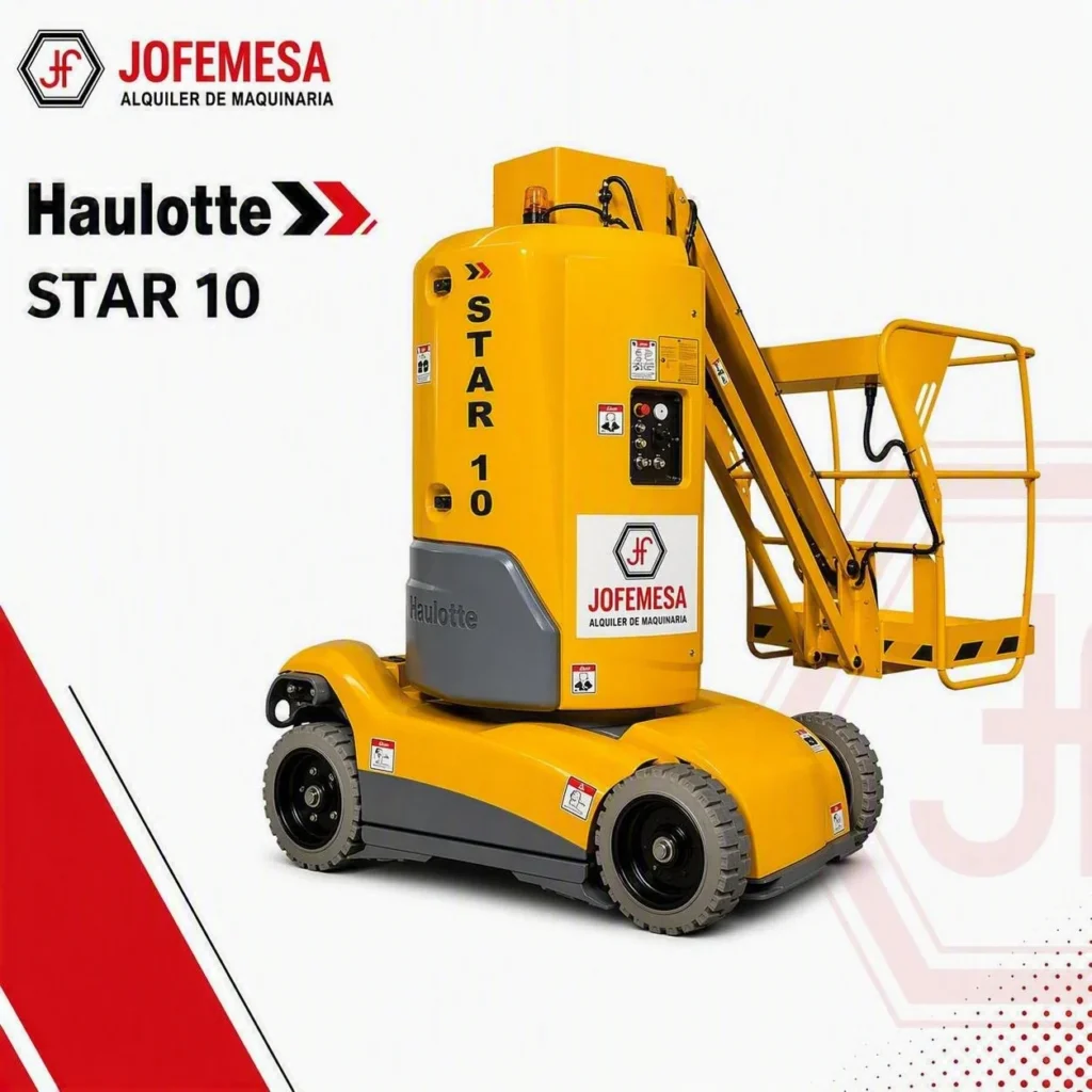 Haulotte STAR 10 de la flota de JOFEMESA