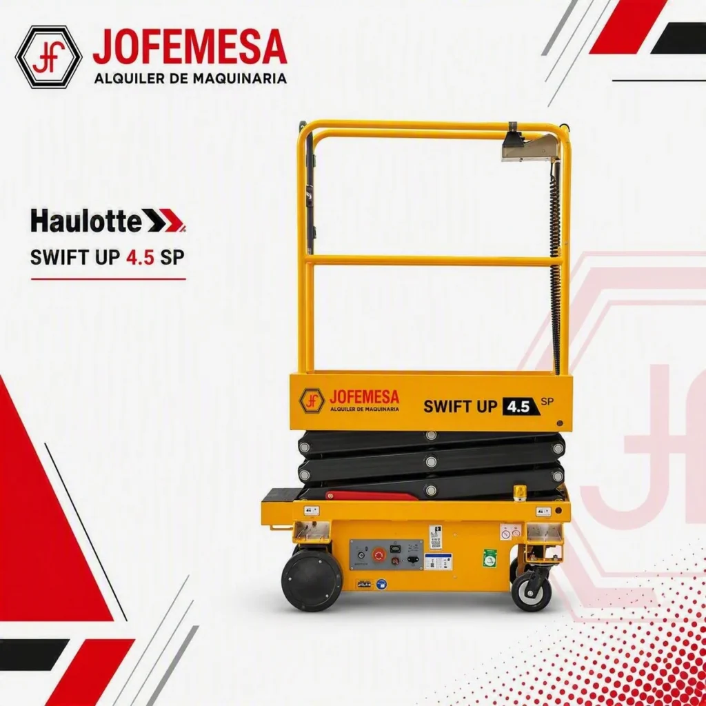 Haulotte SWIFT UP 4.5 SP de la flota de JOFEMESA