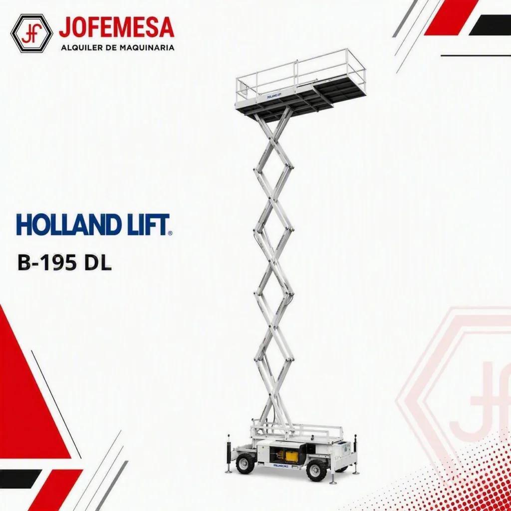 Holland Lift B-195 DL de la flota de JOFEMESA