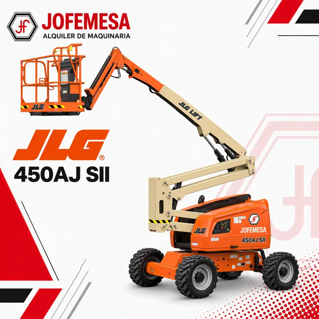 JLG 450AJ SII de la flota de JOFEMESA