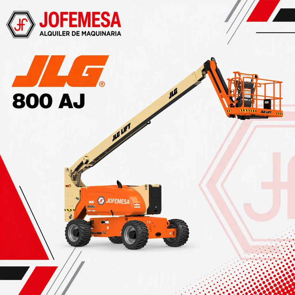 JLG 800 AJ de la flota de JOFEMESA