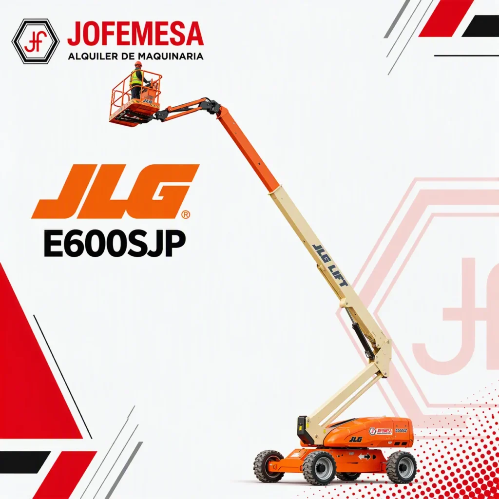 JLG E600SJP de la flota de JOFEMESA