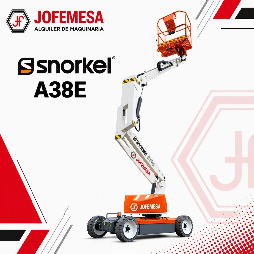 Snorkel A38E de la flota de JOFEMESA