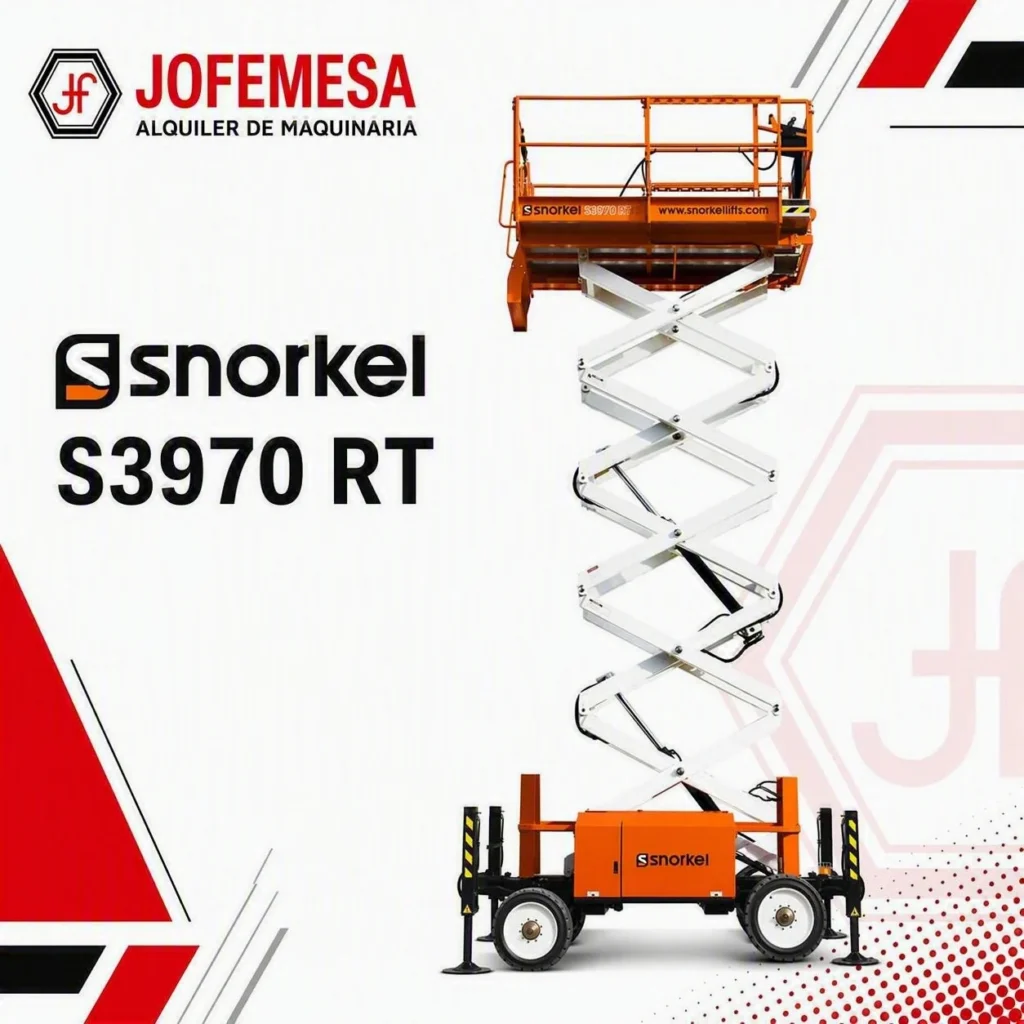 Snorkel S3970 RT de la flota de JOFEMESA