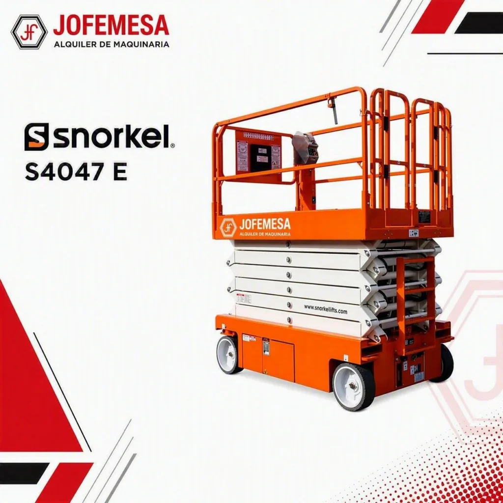 Snorkel S4740E de la flota de JOFEMESA